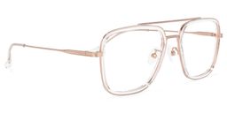 Nayeli Clear Aviator Glasses1