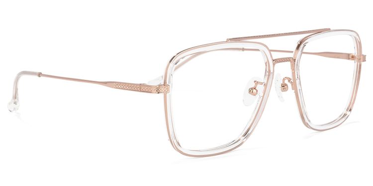 Nayeli Clear Aviator Glasses
