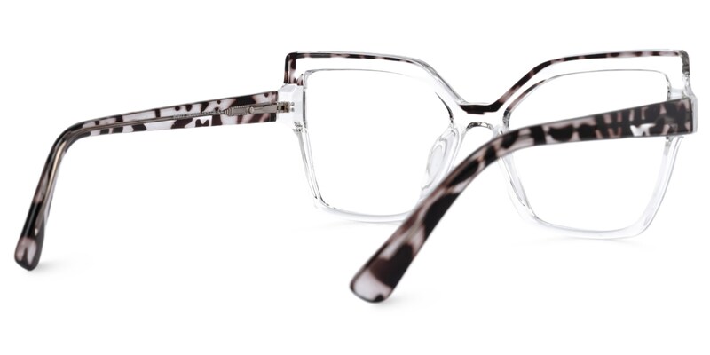 Nilda Cateye Crystal Glasses | Zeelool Glasses3