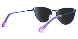 Rusland Geometric Blue Sunglasses3
