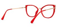 Tabrieah Cateye Red Glasses3