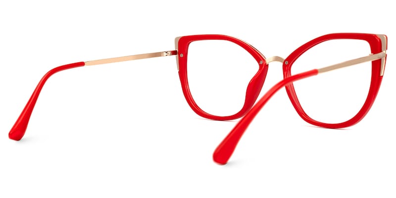 Tabrieah Cateye Red Glasses | Zeelool Glasses3