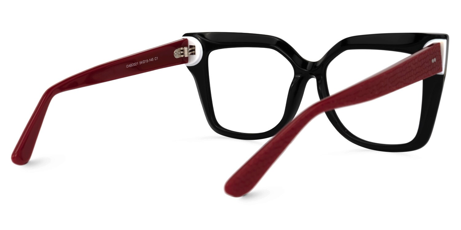 Cleny Square Black Glasses | Zeelool Glasses