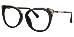 Dalton Black Cat eye Glasses2