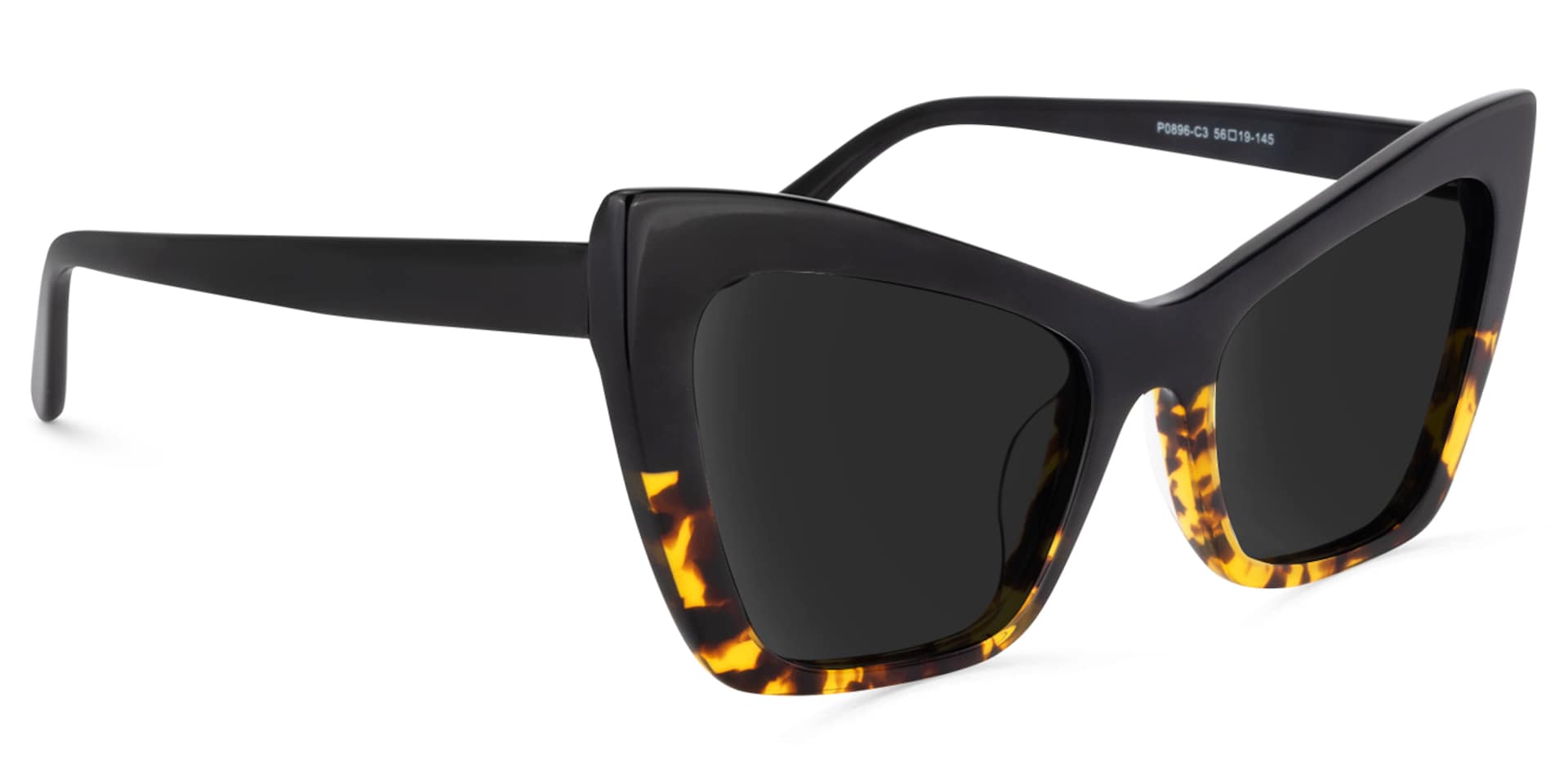 Driscoll Cateye Yellow-Tortoise Sunglasses | Zeelool Glasses2