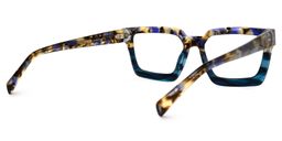Bean Square Two-Tone Glasses3