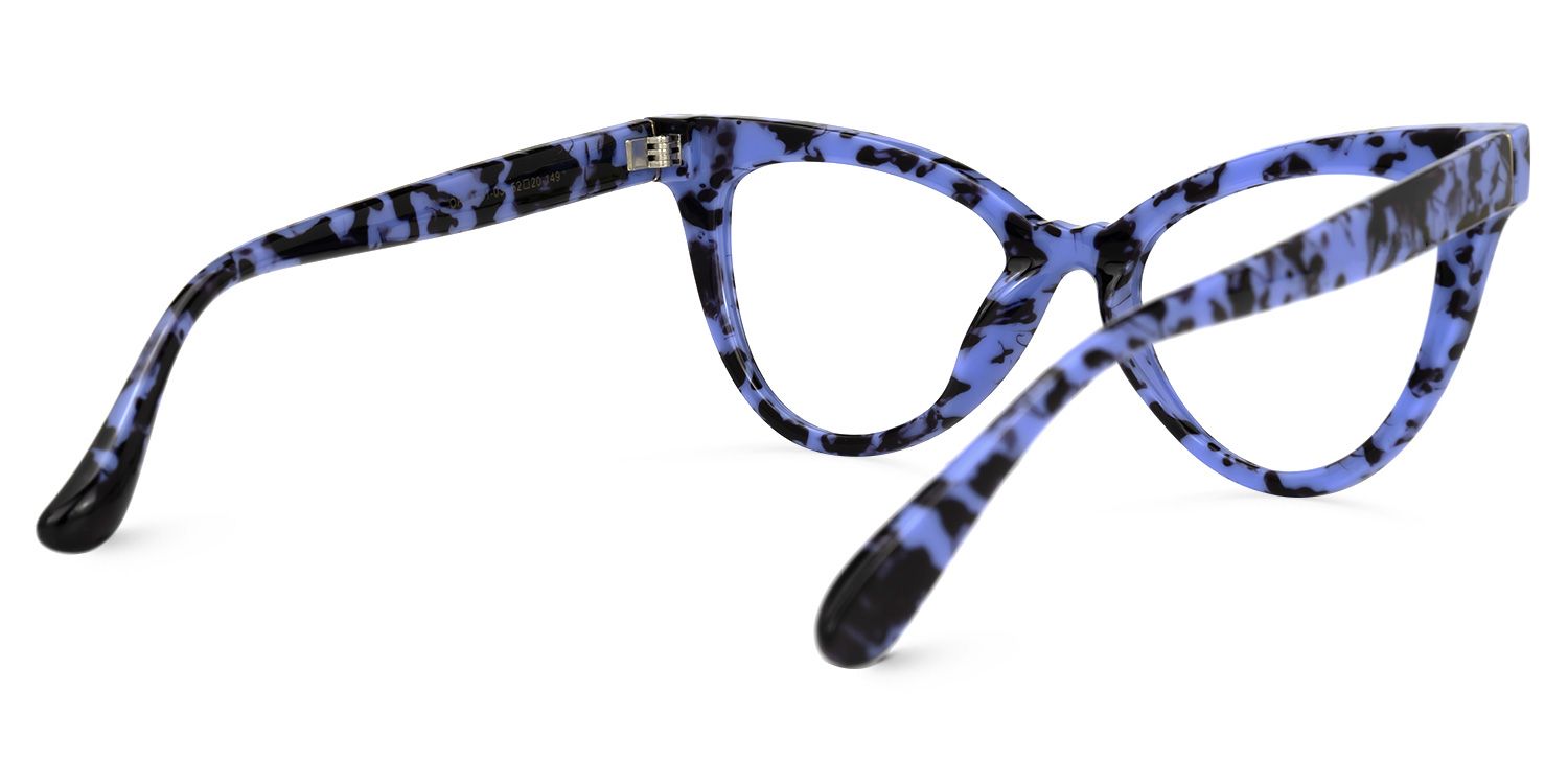 Colla Cateye Blue Glasses | Zeelool Glasses3