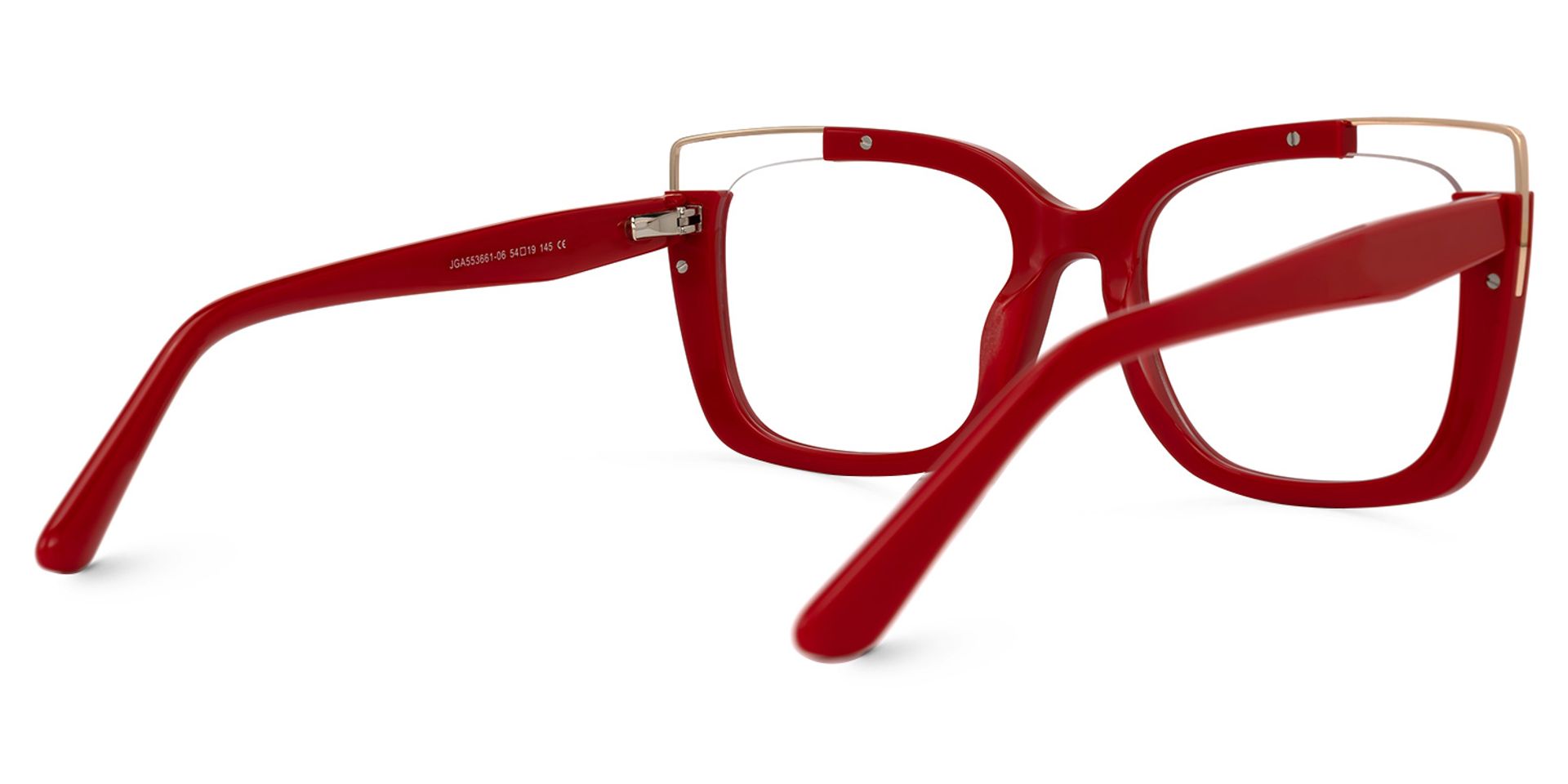 Dortch Square Red Glasses | Zeelool Glasses3