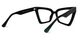 Berbey Geometric Black Glasses3