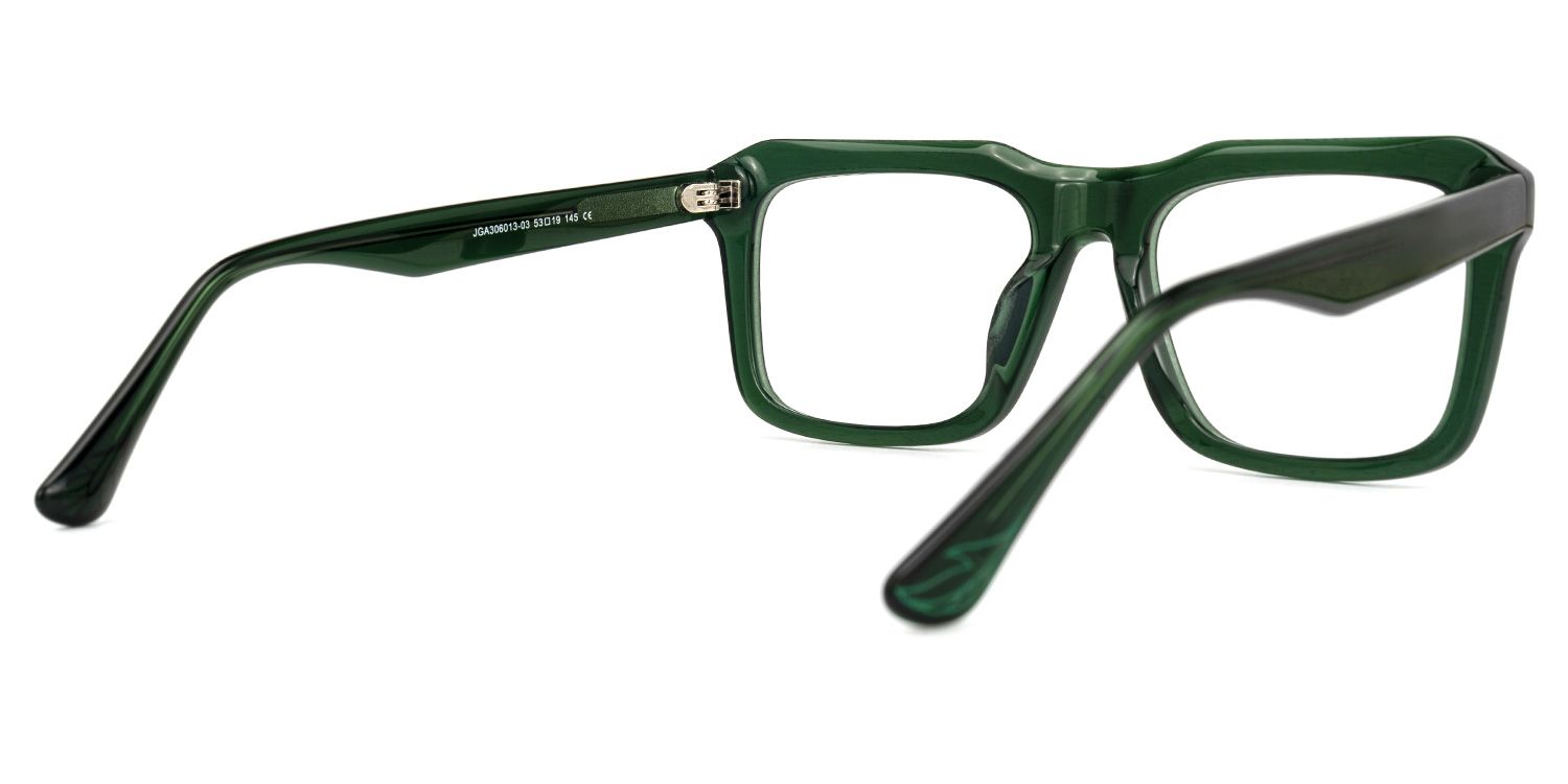 Haines Square Green Glasses | ZEELOOL Canada3
