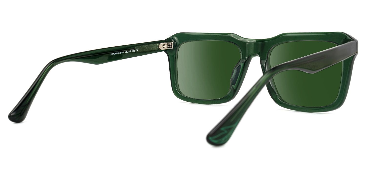 Haines Square Green Prescription Sunglasses | ZEELOOL3
