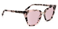 Martha Cat Eye Pink Floral Sunglasses2