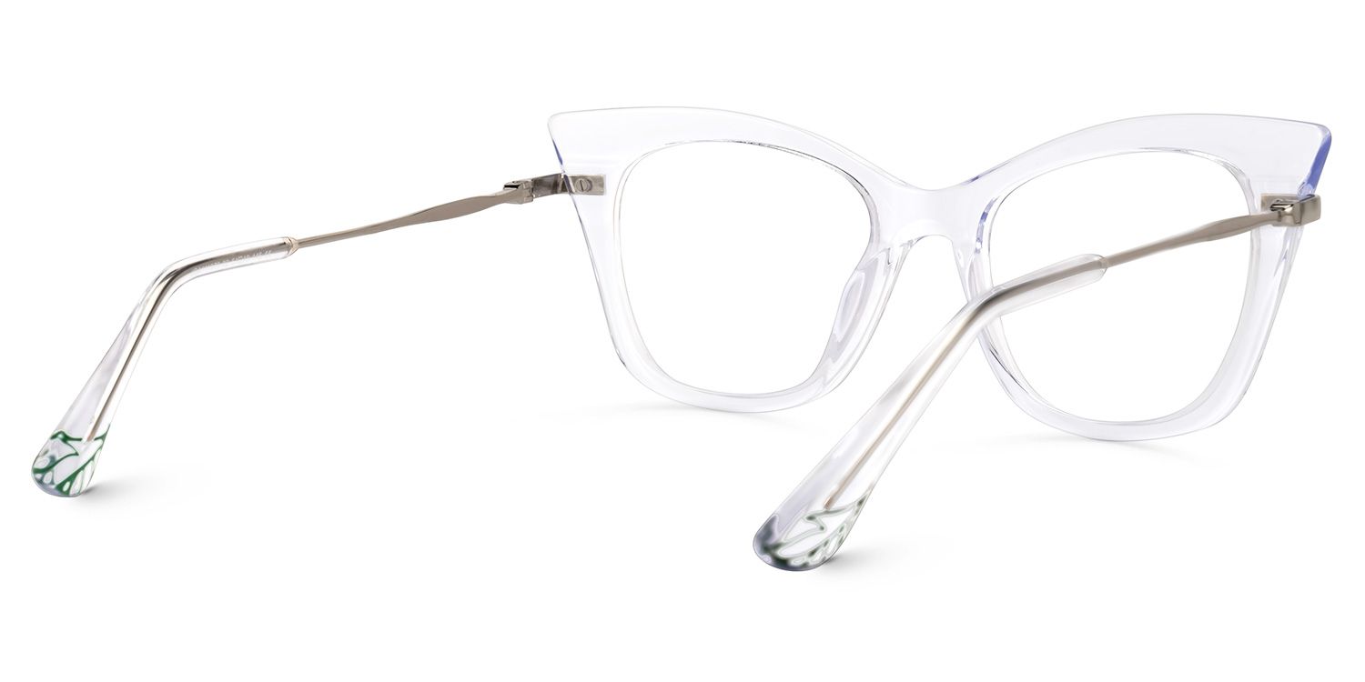 Albelo Cateye Crystal Glasses | Zeelool Glasses3