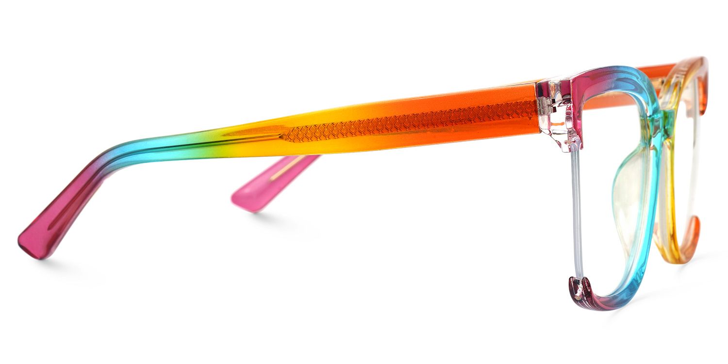 Cadogan Square Colorful Frame Glasses | Zeelool2
