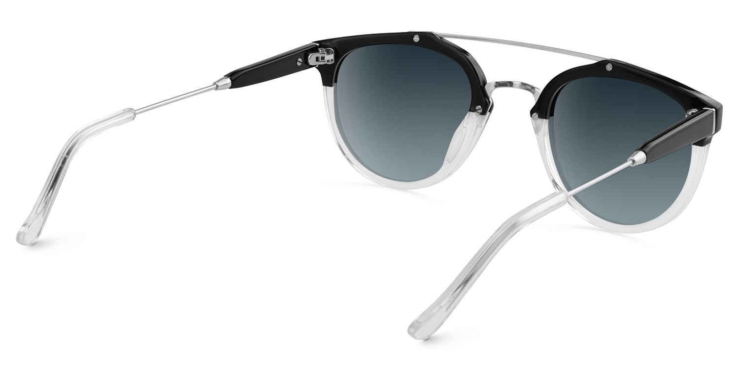 Watson Aviator Black-Crystal Sunglasses3