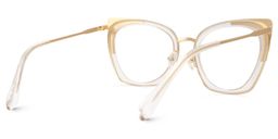 Abreu Cateye Clear Glasses3