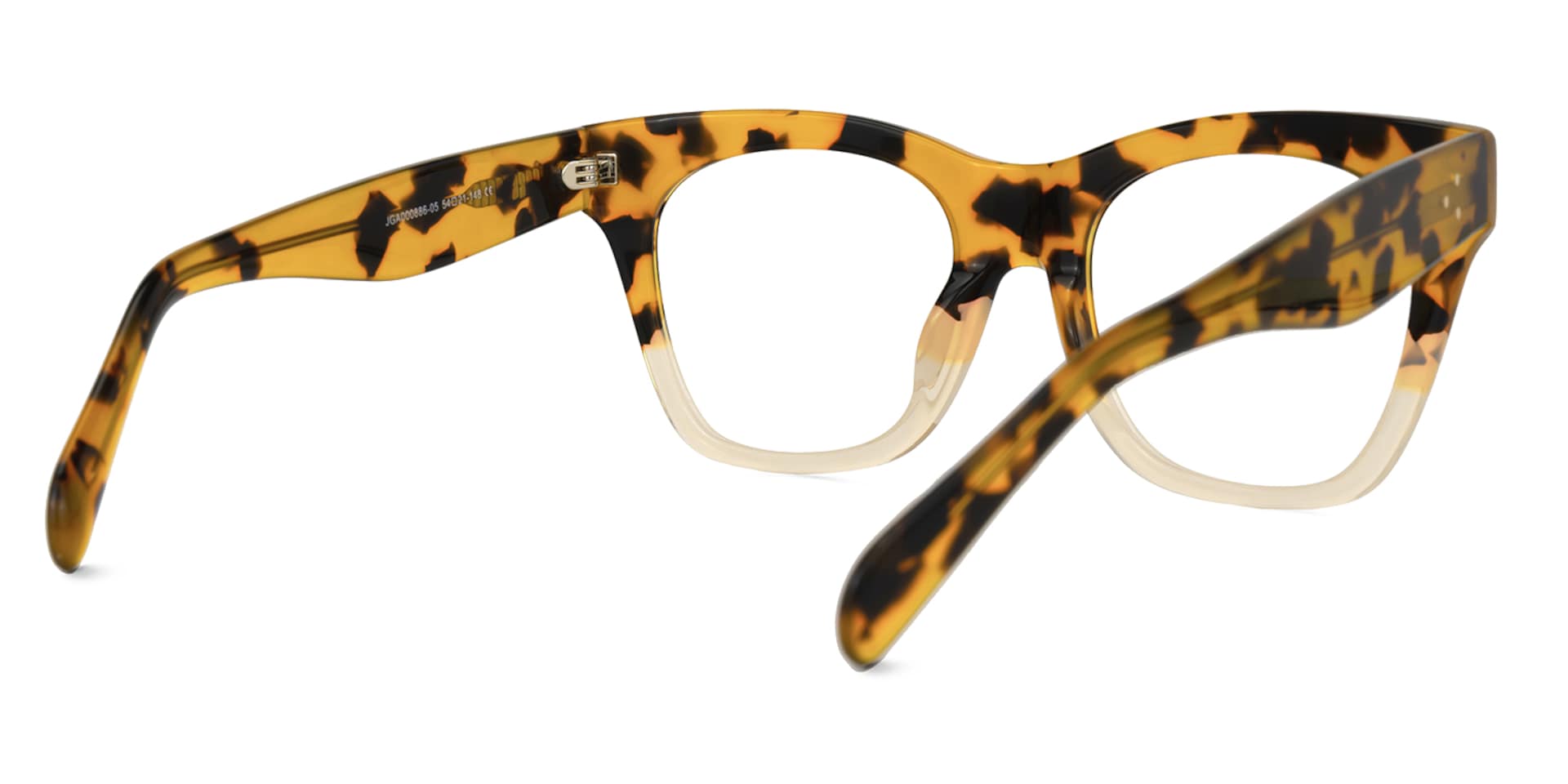 Tandy Rectangle Tortoise Two-Tone Eyeglasses | Zeelool3