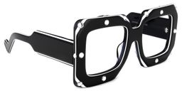 Yuri Square Black Glasses2