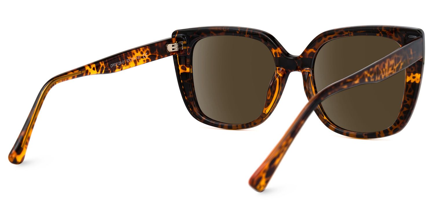 Brenda Square Mauve Sunglasses | ZEELOOL Canada3