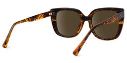 Brenda Mauve Square Sunglasses3