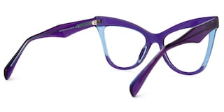 Silke Cateye Purple Glasses3