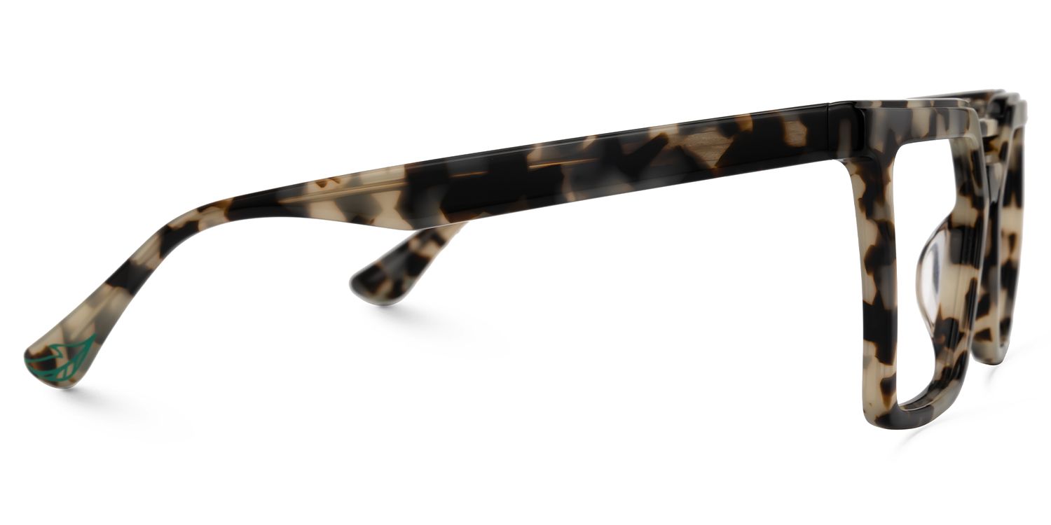Demar Square Tortoise Glasses | Zeelool Glasses2