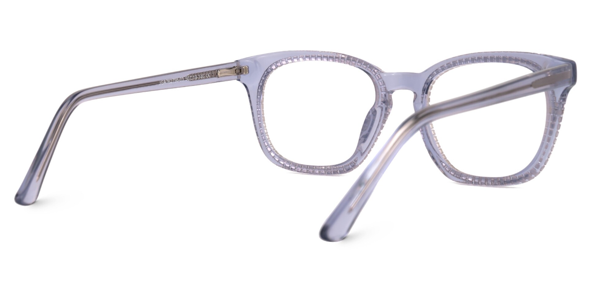 Ziva Square Purple Glasses | Zeelool Glasses3