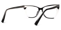 Jomar Cateye Black Glasses3
