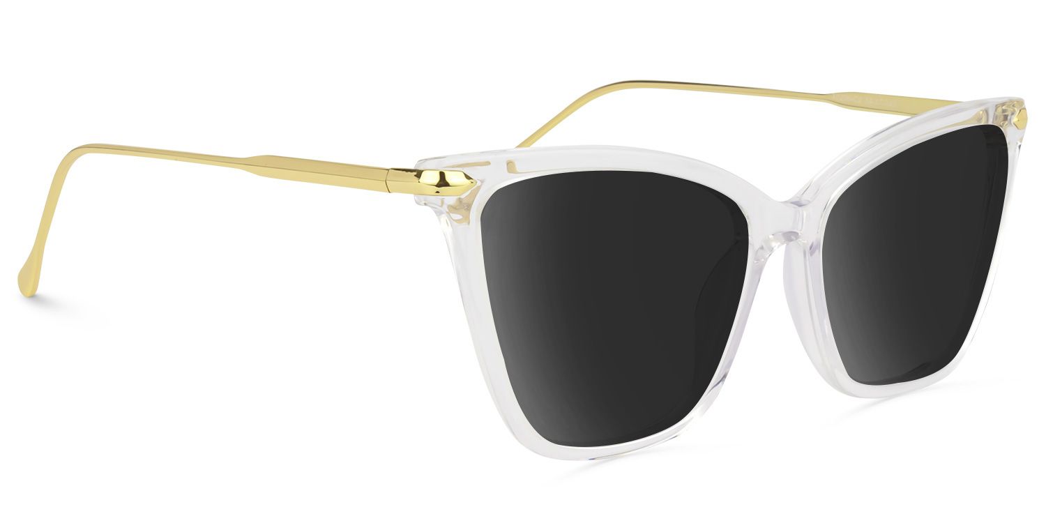 Hilary Butterfly Clear Sunglasses | Zeelool Glasses2