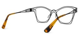 Barajas Cateye Black Glasses3