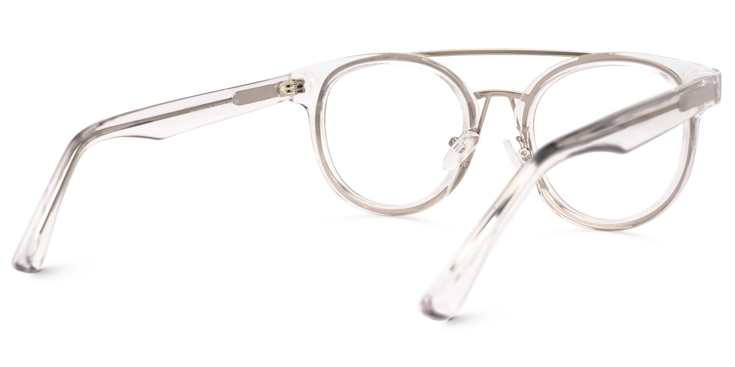 Buford Round Crystal Glasses | Zeelool Glasses