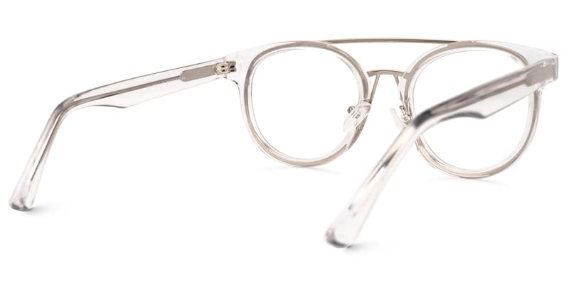 Buford Round Crystal Glasses | Zeelool Glasses3