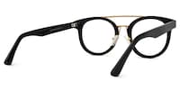 Buford Round Black Glasses3