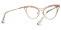 Kaity Cateye Gold Glasses3