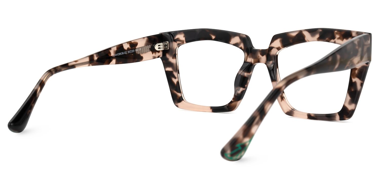 Tirado Square Tortoise Glasses | Zeelool Glasses3