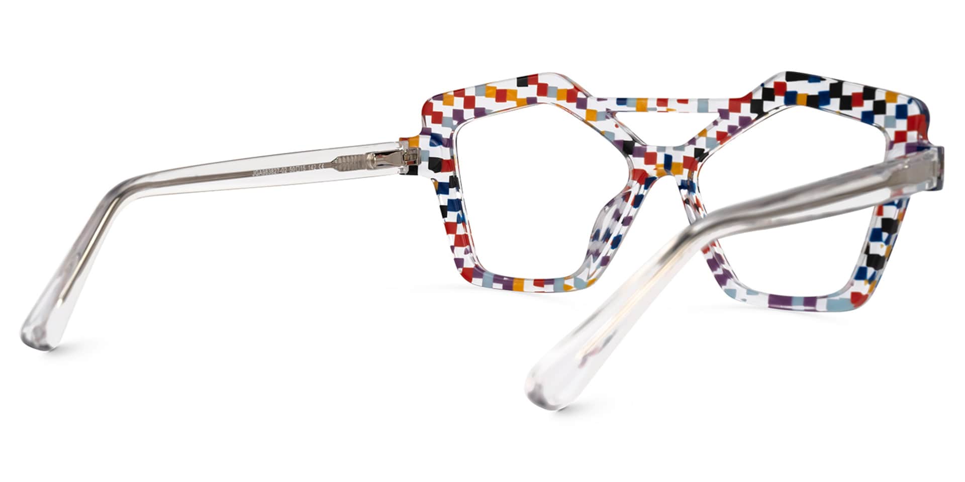 Keawna Geometric Multicolor Glasses | Zeelool Glasses2