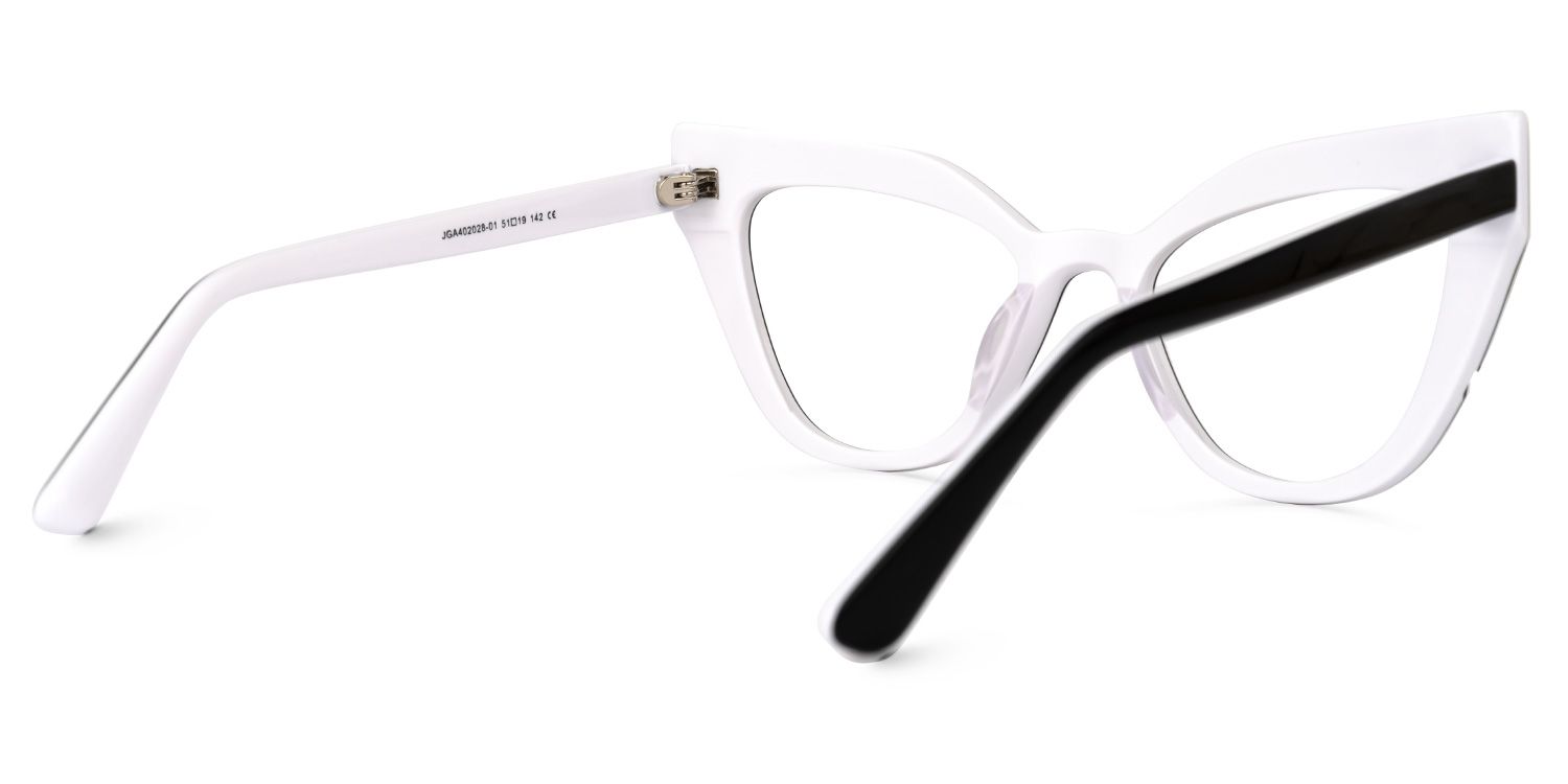 Kandice Cateye Black Glasses | Zeelool Glasses3