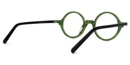 Otto Round Green Glasses3