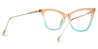 Hilary Butterfly Two-Tone Glasses3