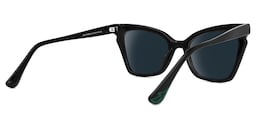 Diaz Cateye Black Sunglasses3