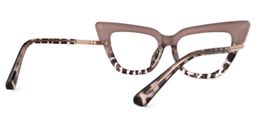 Vanille Cateye Two-Tone Glasses3