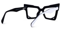 Baley Cateye White Glasses3
