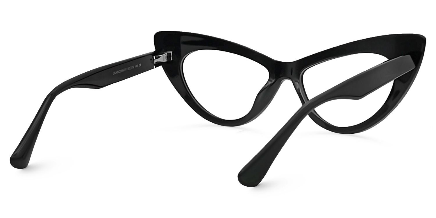 Diallo Cateye Black Glasses | Zeelool Glasses