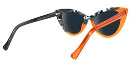 Maxine Cateye Orange Sunglasses3