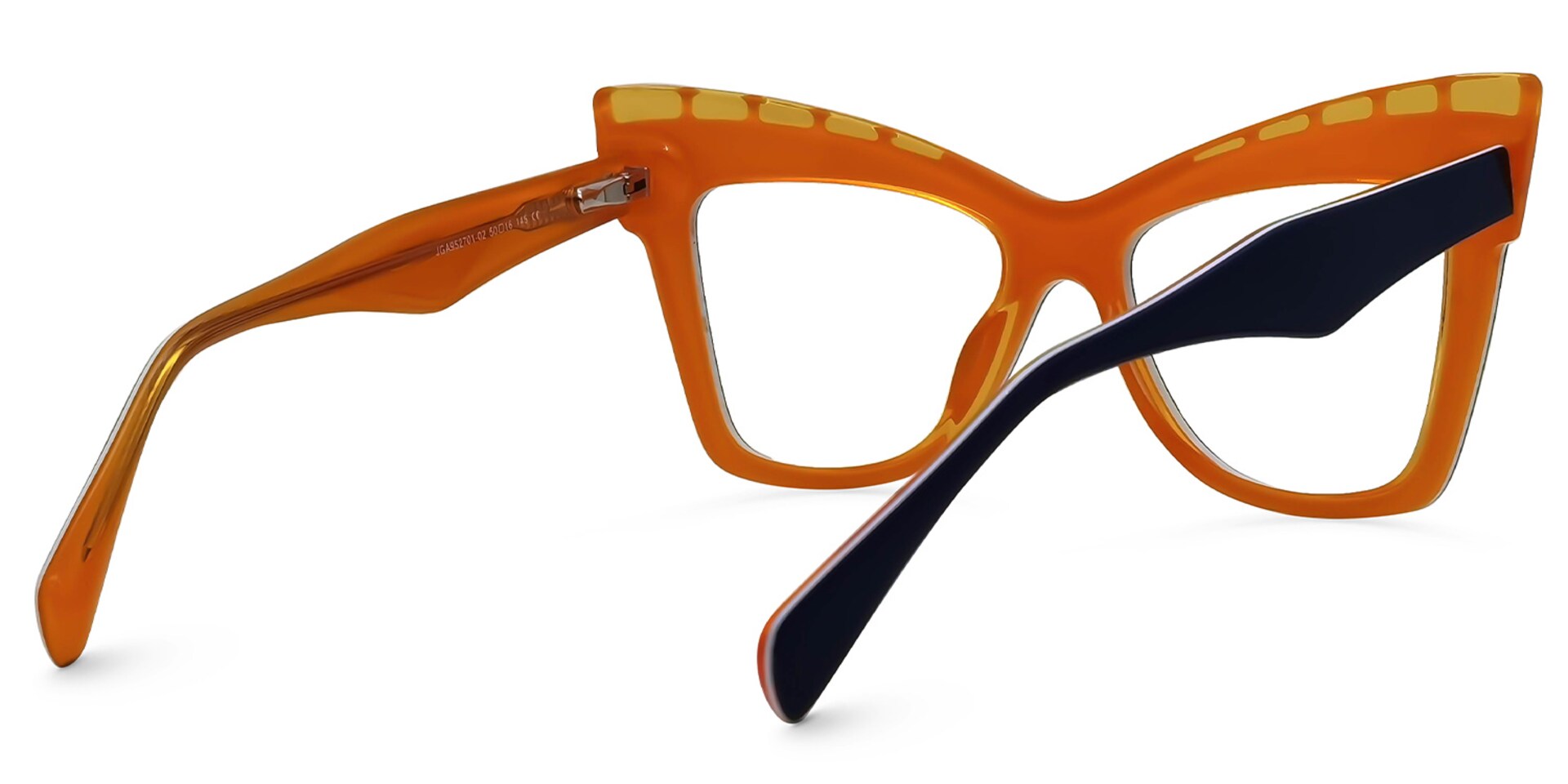 Abdoul Cateye Dark-Blue Glasses | Zeelool Glasses3