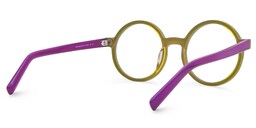Chantel Round Purple Glasses3