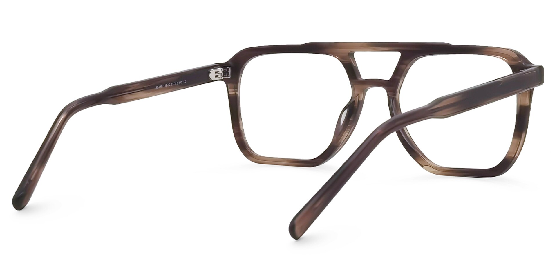 Walsh Aviator Brown Glasses | Zeelool Glasses3