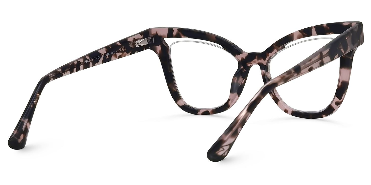 Bautista Cateye Tortoise Glasses | Zeelool Glasses3