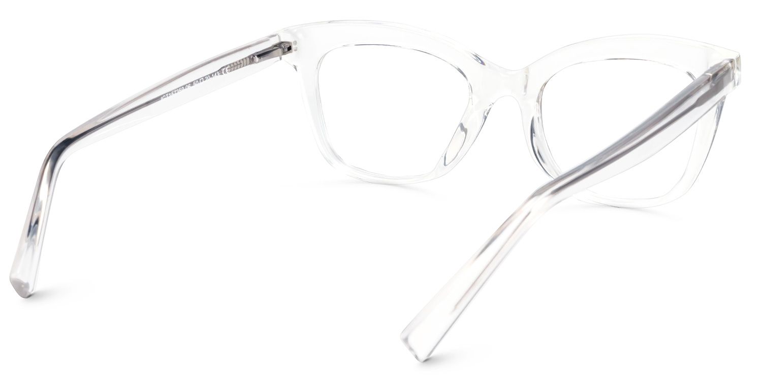 Santiago Cateye Clear Glasses | Zeelool Glasses3