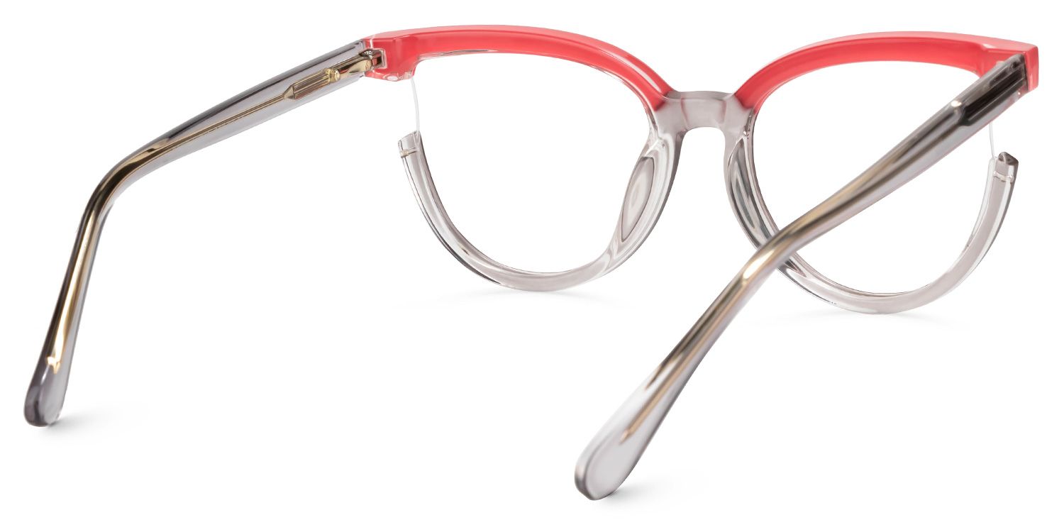 Tiwari Cateye Gray Glasses | Zeelool Glasses3